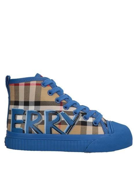 hightop burberry sneakers.